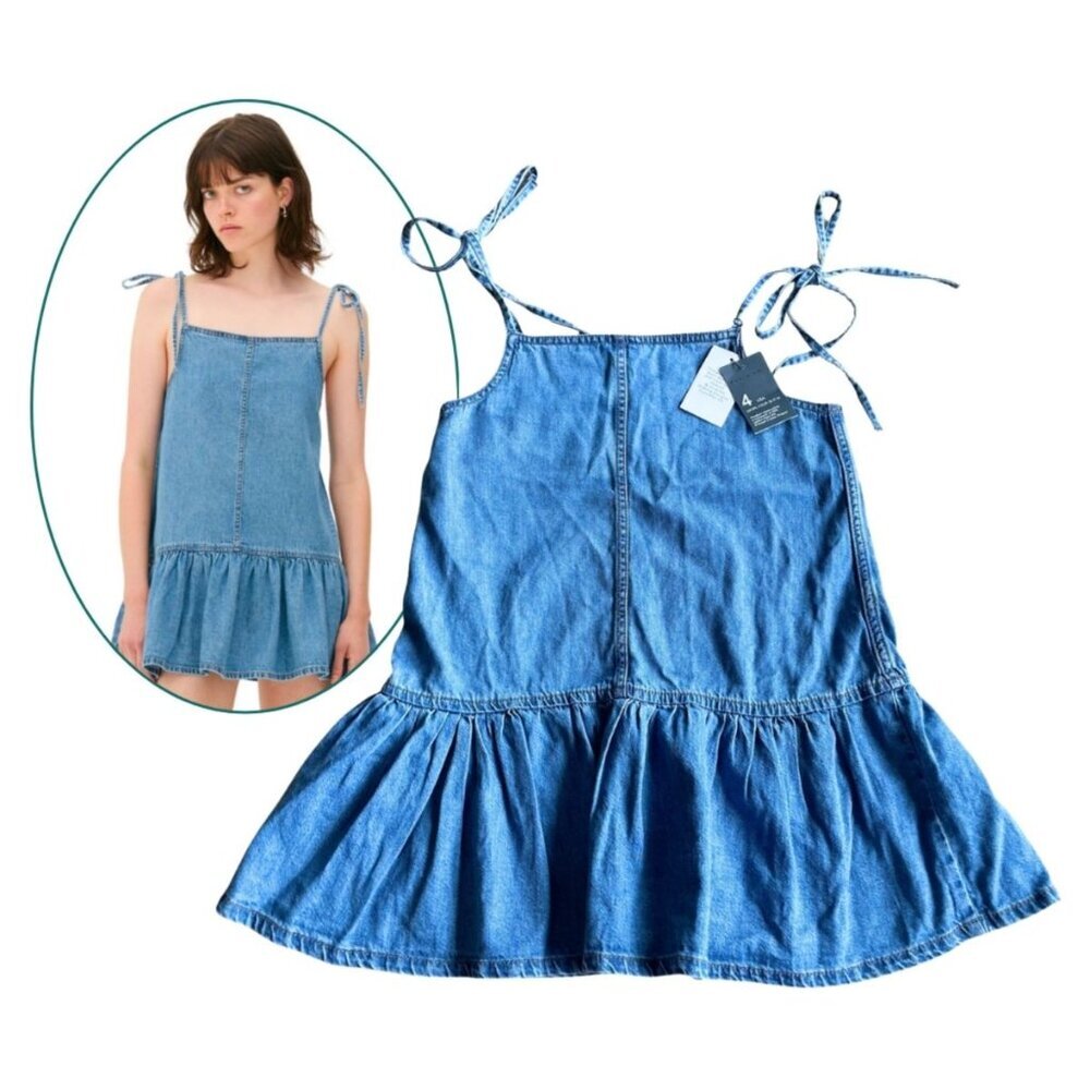 NEW Primark Mid‎ Denim Dress - Size 4